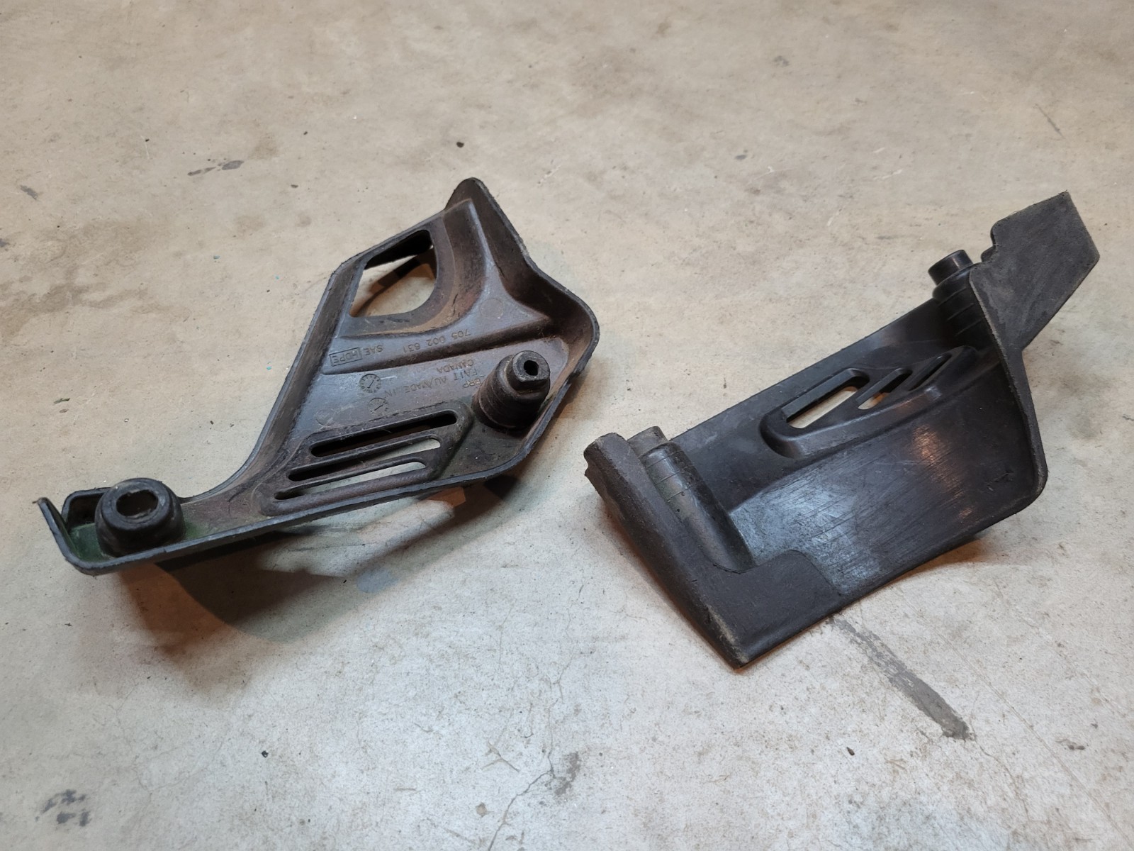 Can-Am DS450 Motor Gaurds Engine Covers Plastic Skid Plate CanAm DS 450 08 BCS