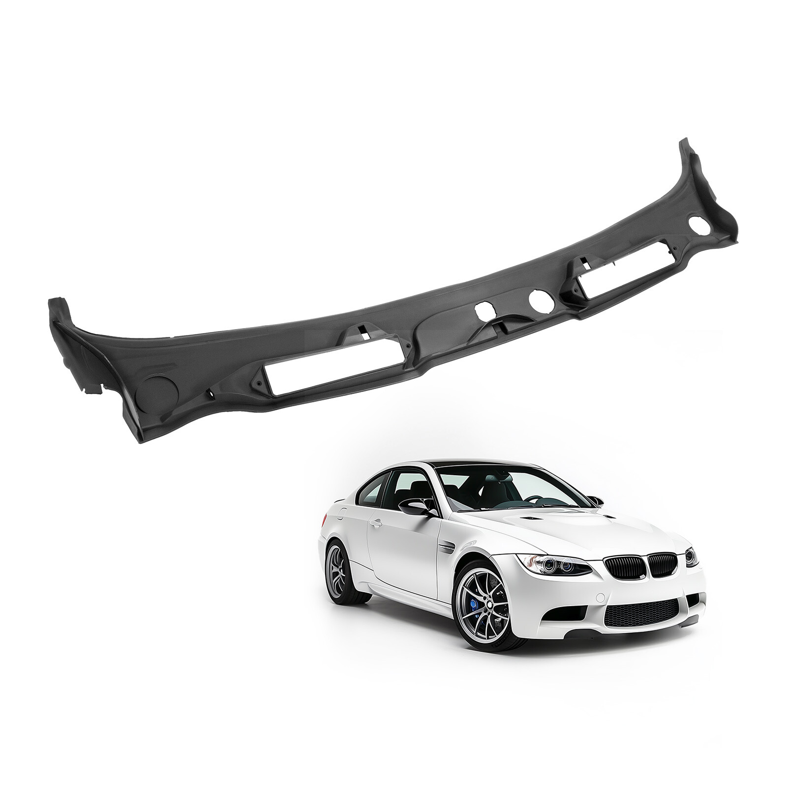 For BMW 325i 328i 330i 335i M3 06-12 Windshield Wiper Cowl Panel Vent Cover
