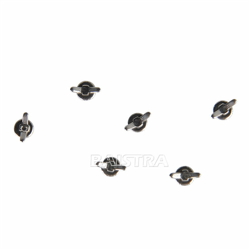 AZDENT Dental Orthodontic Lingual Buttons Bondable Round /Rectangular Base