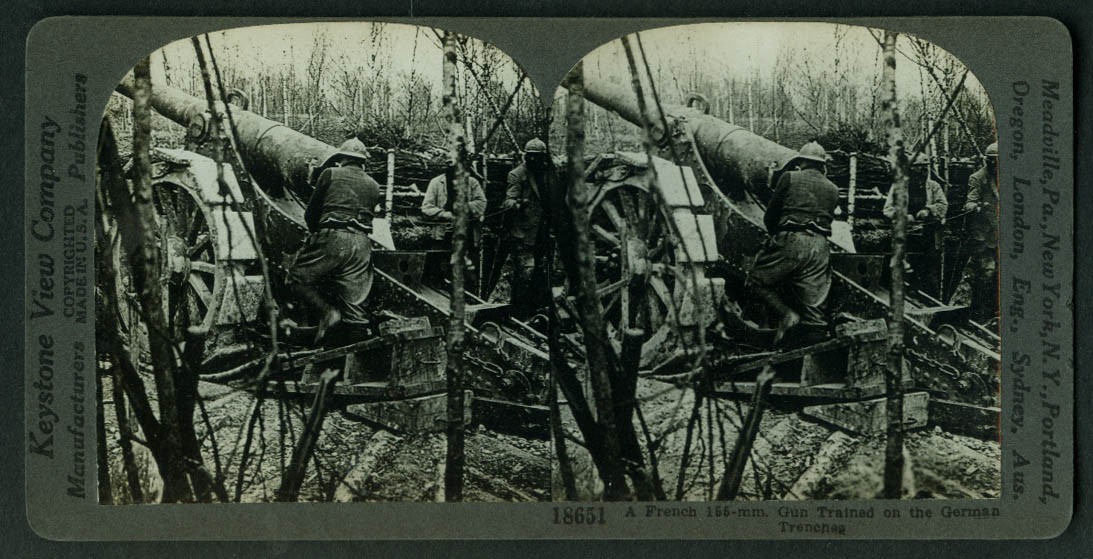 X-Ray locates bullet French Field Hospital ambulance stereoview World War I