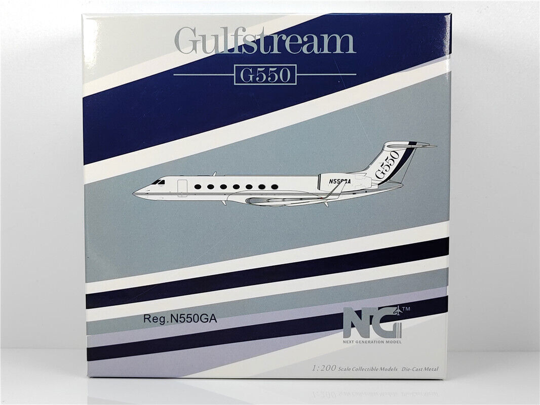 1/200 NG Model Gulfstream G550 Jet Business Original Factory Paint N550GA Model