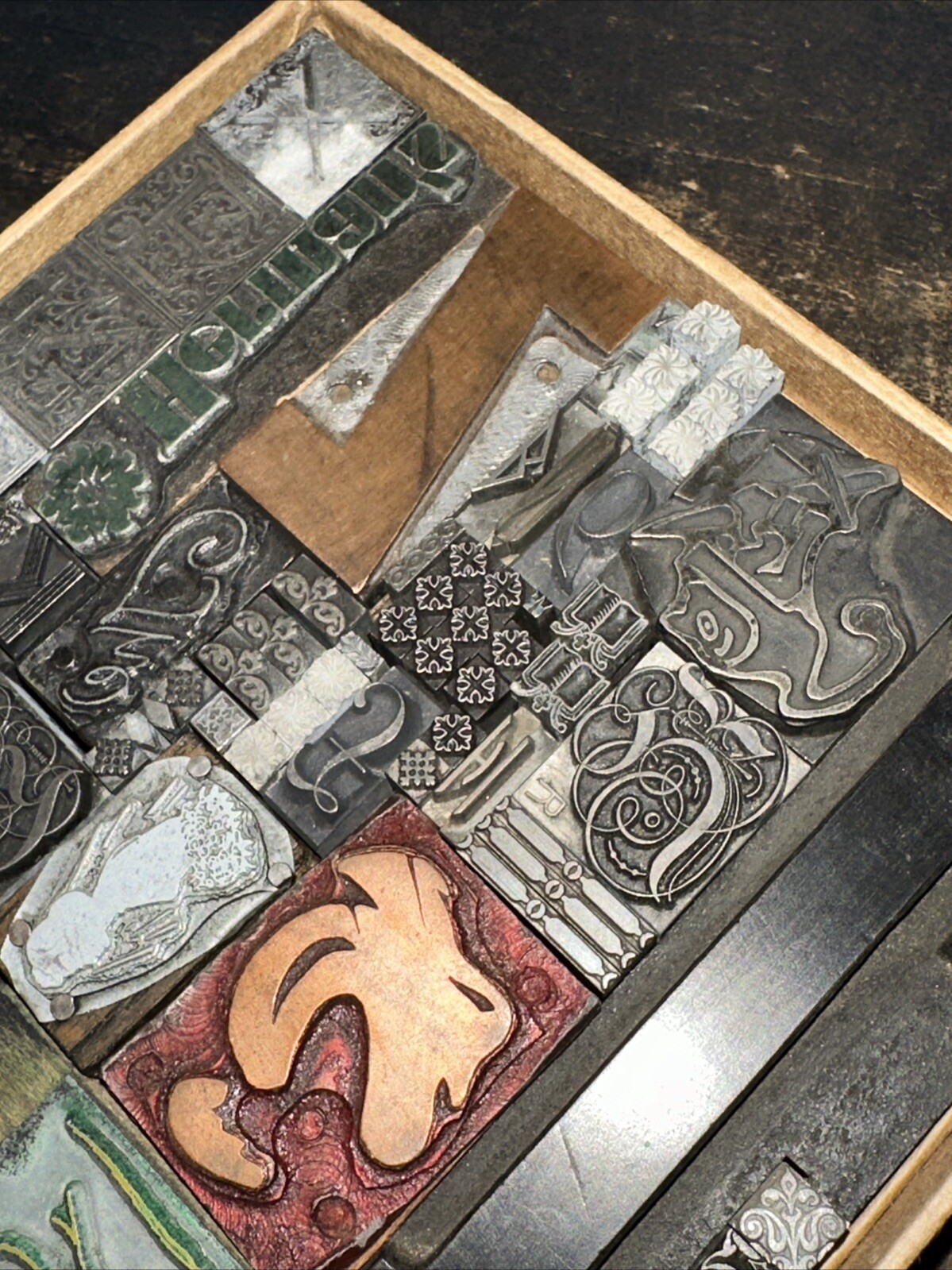 Printing Blocks Ornamentals Borders Dingbats. Wonderful Variety!! #C Beautiful!