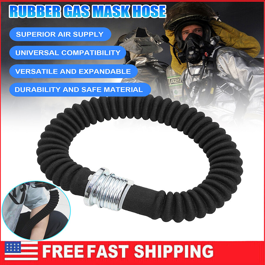 0.5M Rubber Gas Mask Hose for Connection with The 40mm Filter Boxes & Respirator