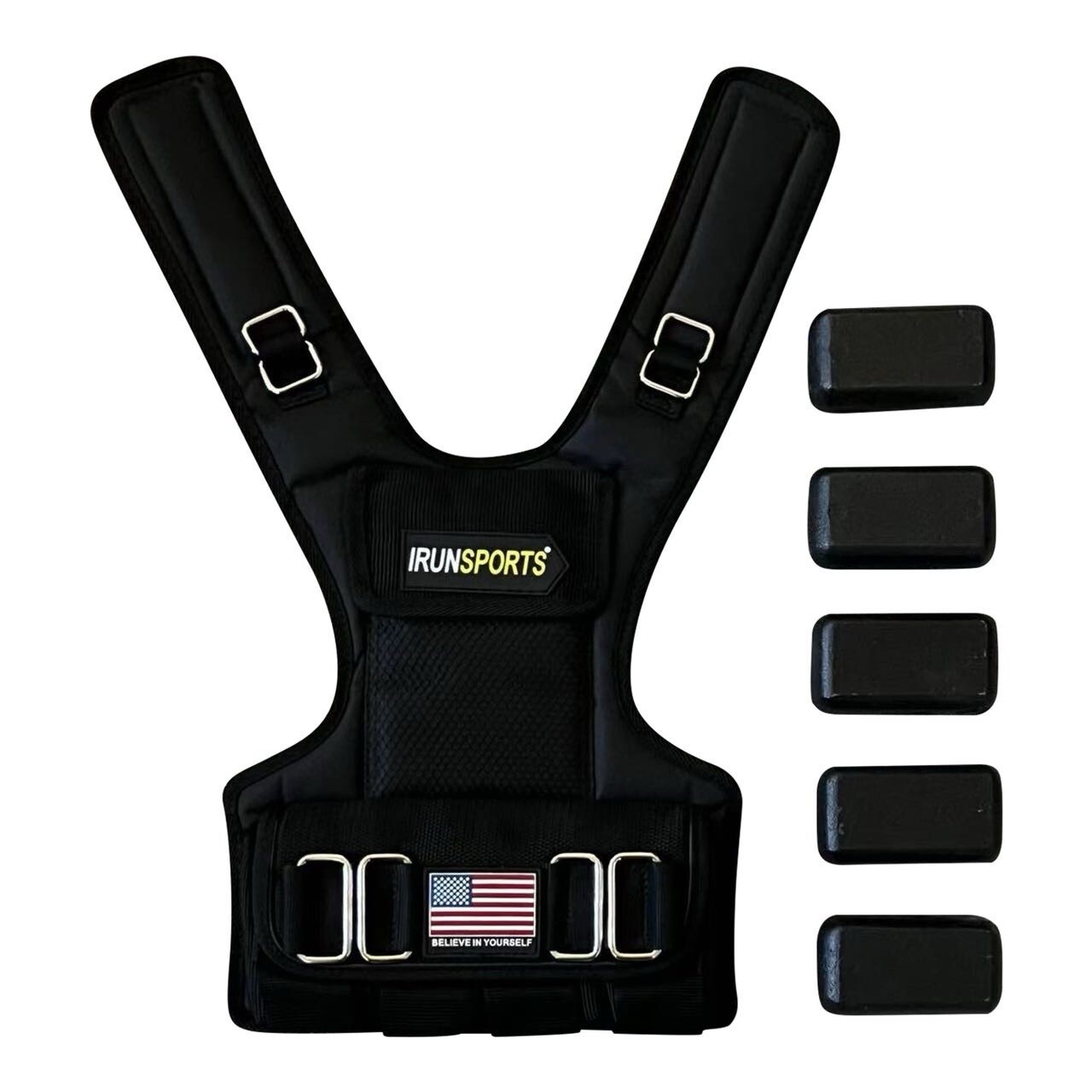 IRUNSPORTS Women Weighted Vest, CrossFit, 30LBS weights Included