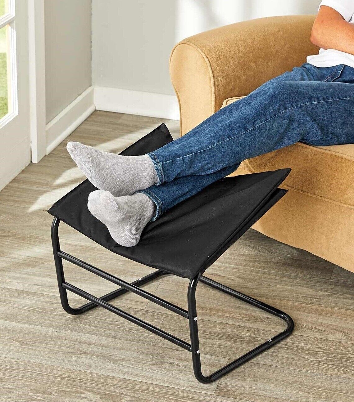 Supportive Padded Leg Rest Foot Stool Relaxation Improve Circulation Ottoman NEW
