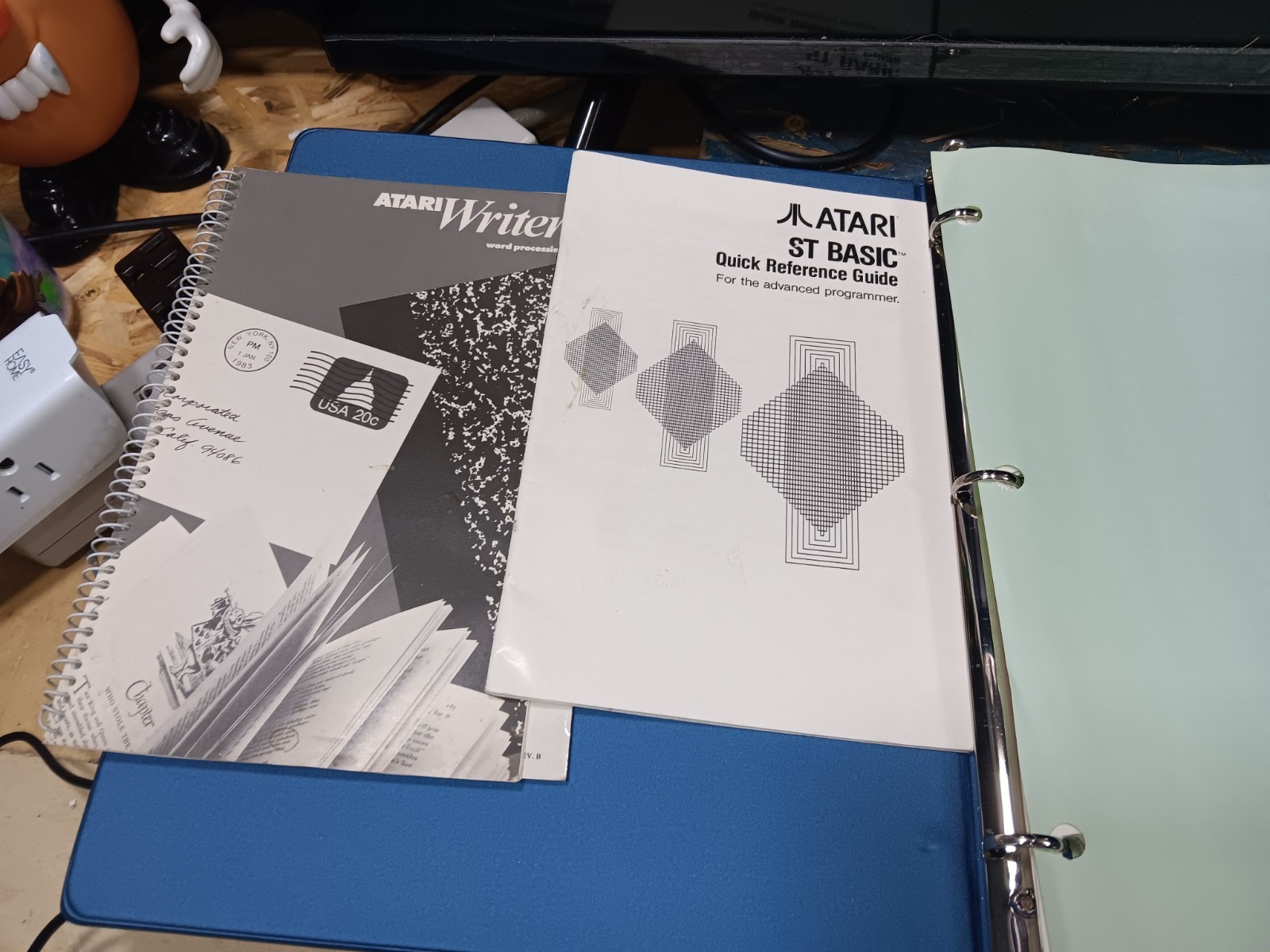 Atari 800 EXACT FLOPPY SYSTEM DISKS & MANUALS/BINDERS-BOTH TESTED-GOOD-SEE ALL