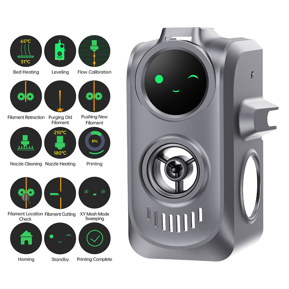 Creator Knomi Hi Knomi UI Visualized Status for Creality Hi/Hi Combo 3D Printer