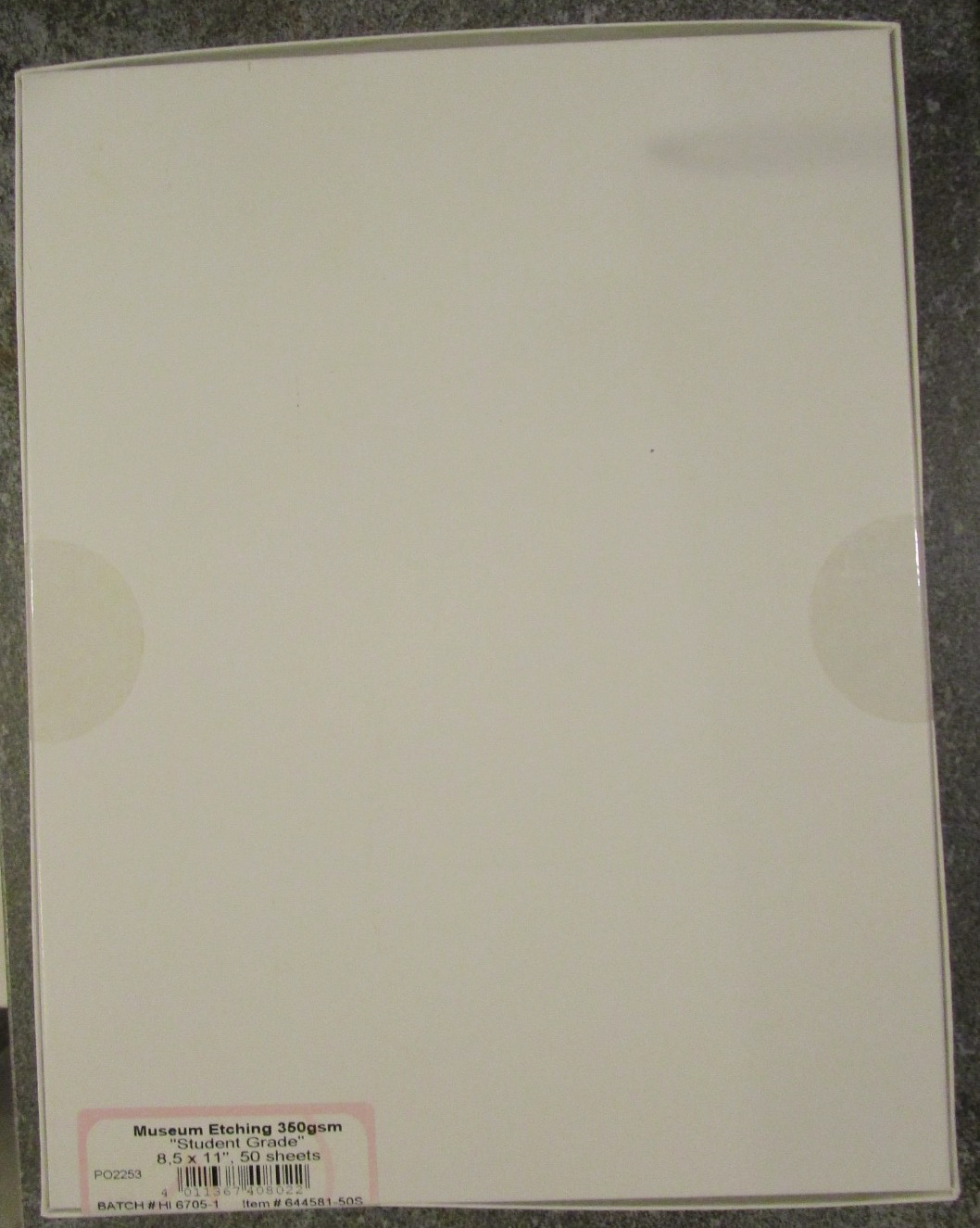 Hahnemühle Museum Etching 350gsm FineArt Inkjet Paper 8.5x11 50 Sheets Sealed