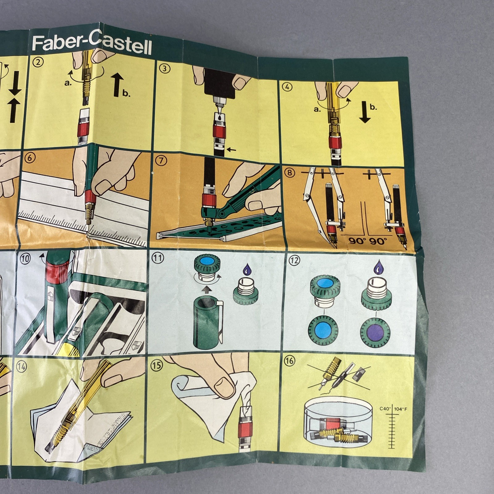 NEW Faber-Castell TG1-S System 454124-S1564 4 Technical Pen set