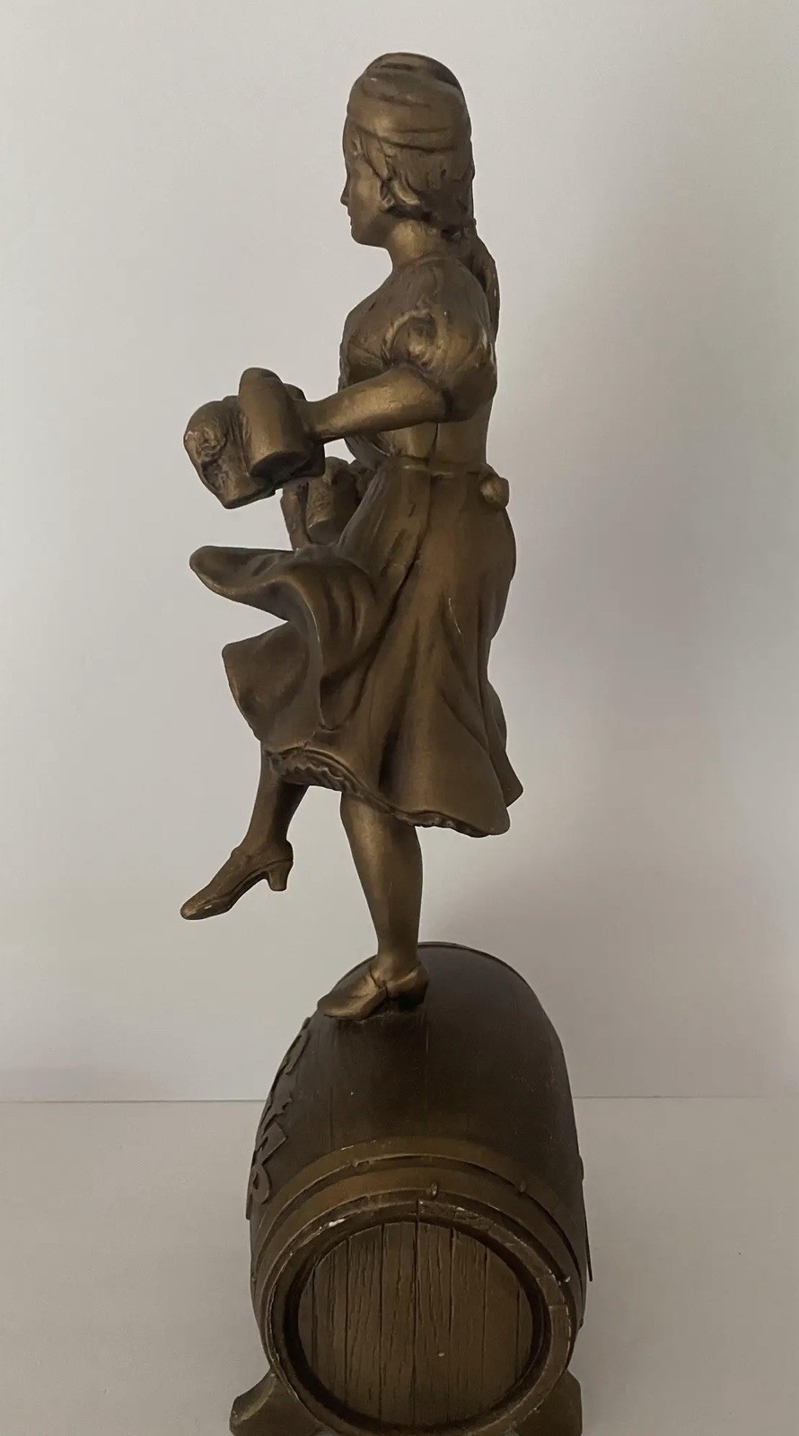 Vintage Blatz Beer Valerie Waitress Statue 1986 20” Advertising Display Statue