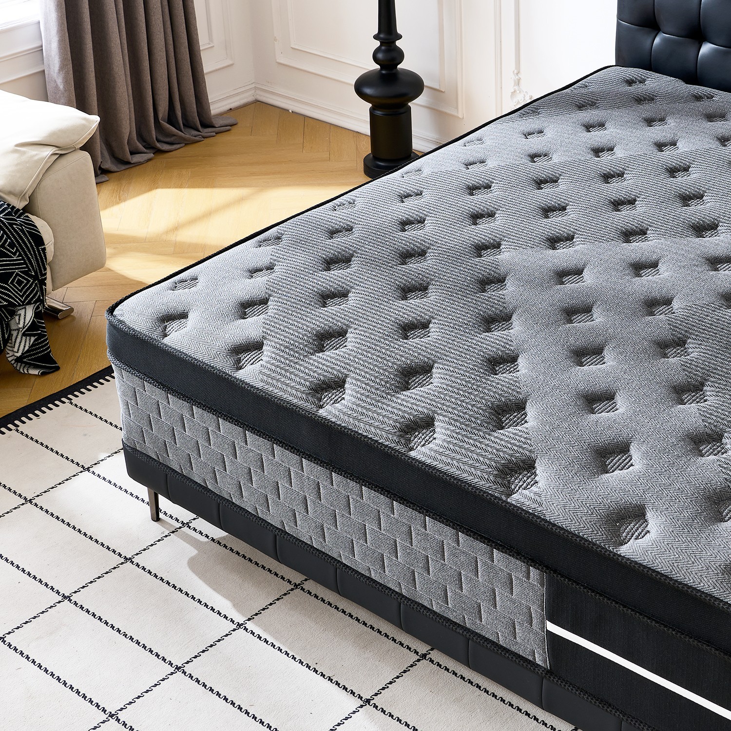 8"10"12"14 Twin Full Queen King Size Mattress in a Box Hybrid Spring Memory Foam