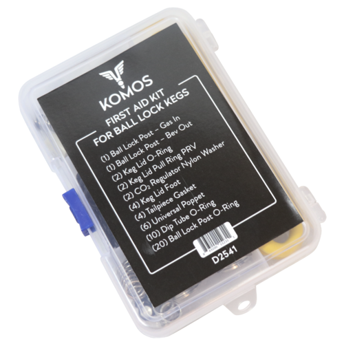 Ball Lock Beer Keg First Aid Kit | Replacement O ring Parts & Seals Kit | KOMOS®