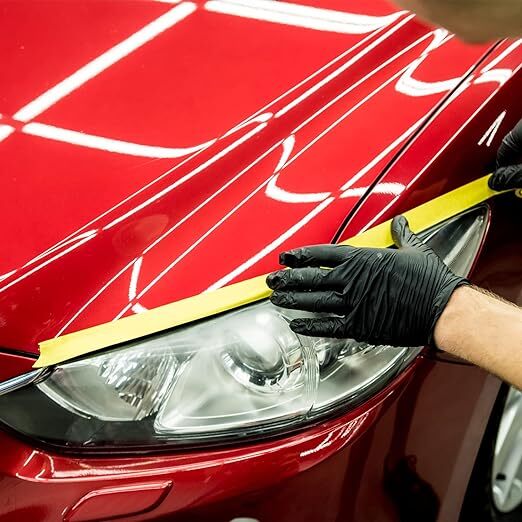 Dynamix Automotive Yellow Masking Tape 60 Yard (1-1/2'') or (3/4") 4 Sleevs/BOX