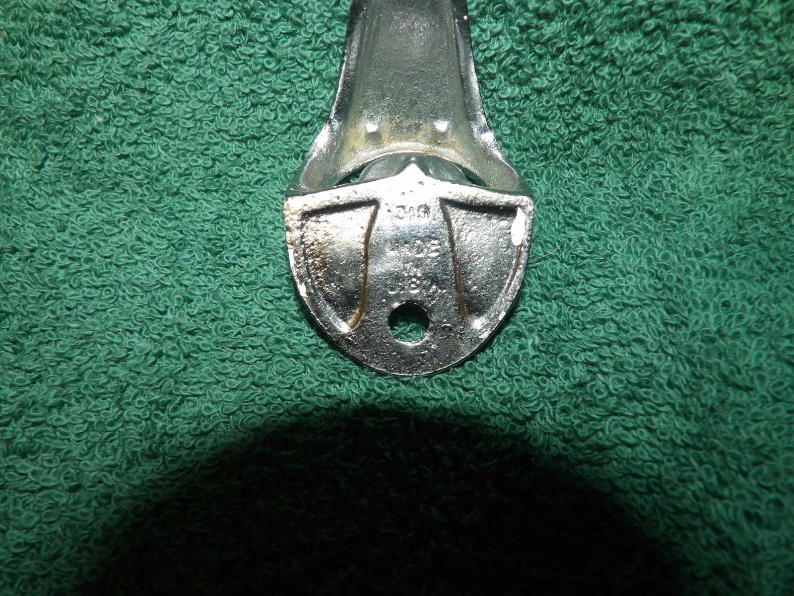 VTG Starr Brown Mfg. Co. 319 Bottle Cap Opener Chrome Plated Wall Mount USA