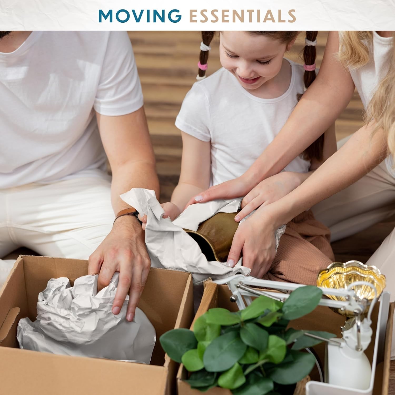 White Bulk Packing Paper Sheets for Moving& Protecting | 640 sheets | 12x17