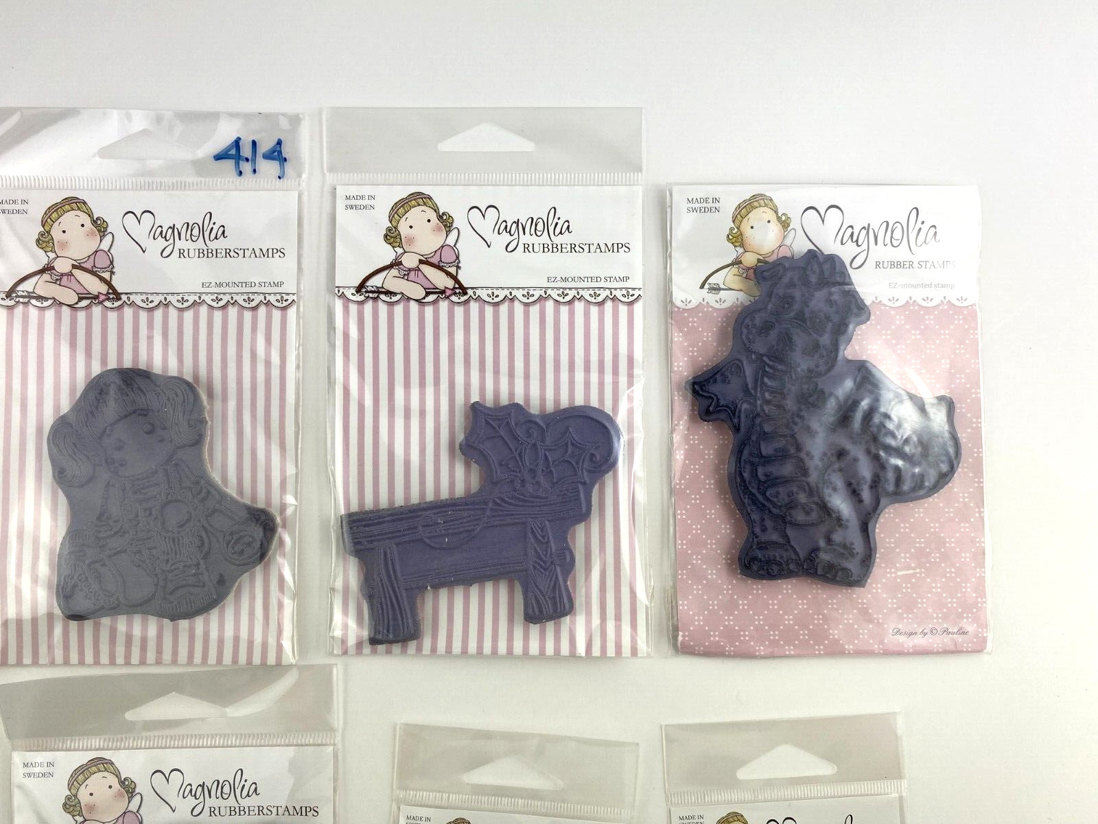 Magnolia (LOT OF 10) Rubber Stamps Assorted #12