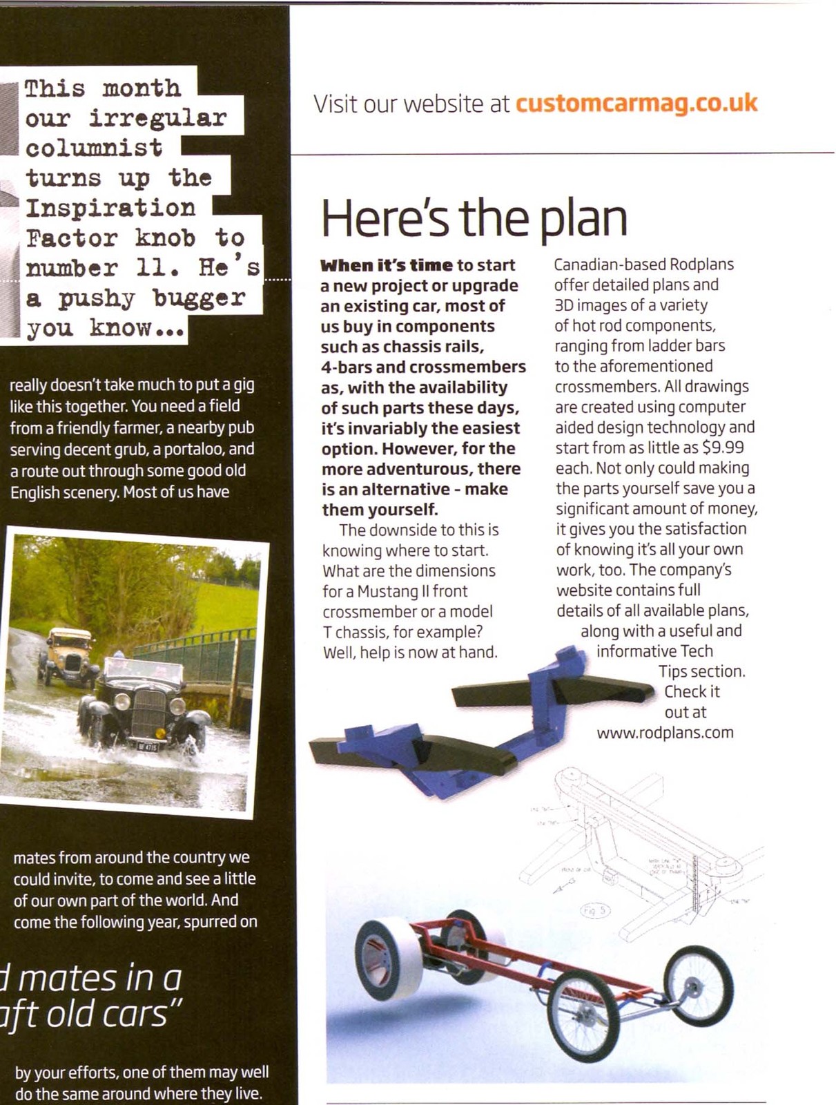 #06 Gasser 4 Link Rear Drag Race Rear Suspension Blue prints Plans