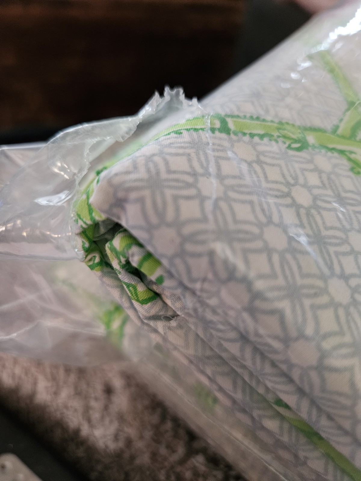 New Pottery Barn Teen Lilly Pulitzer Bamboo Butterfly King Size Ruffle Sheet Set