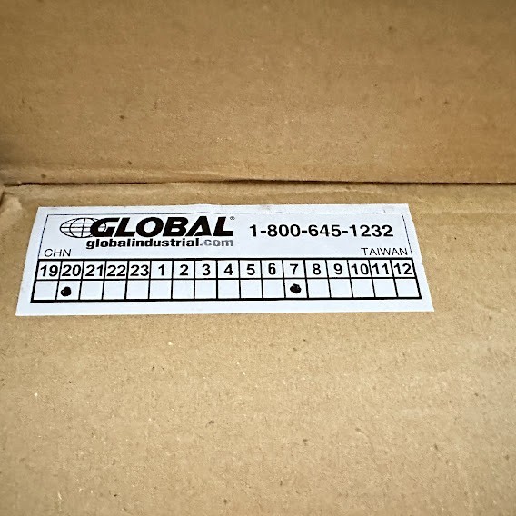 Global Industrial WB761208 Automatic Urinal Flush Valve, Battery Operated, 1.0 G