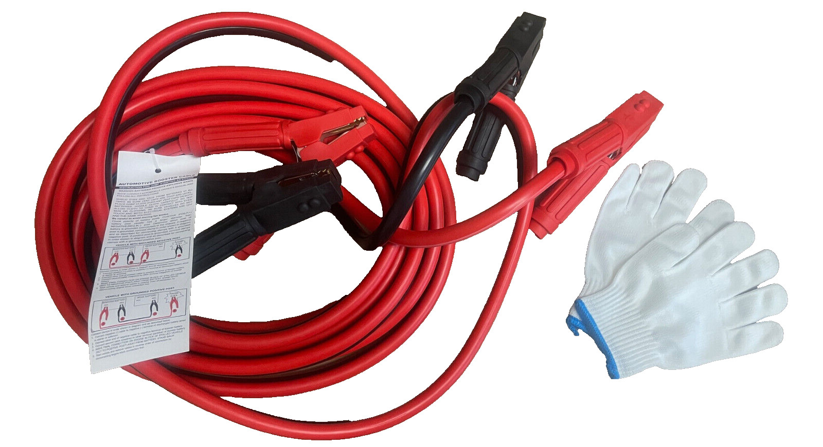 IFA METROSTREET 1 GAUGE BOOSTER JUMPER CABLES 100% COPPER WIRES - 25 FEET-2 SETS