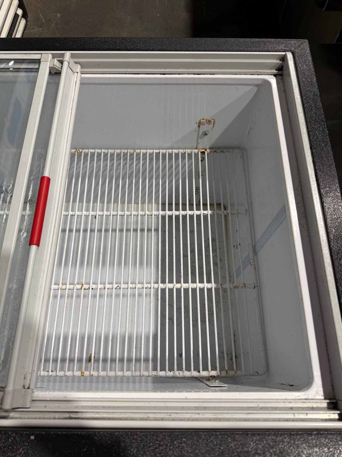 AUCMA SD-160K SLIDE TOP CHEST COOLER FREEZER REFRIGERATED ISLAND DISPLAY