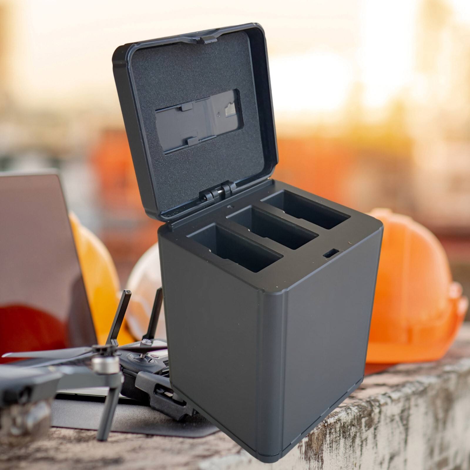 3pcs x 1100mah Lithium Battery for DJI Tello & USB Speed Tello Battery Charger