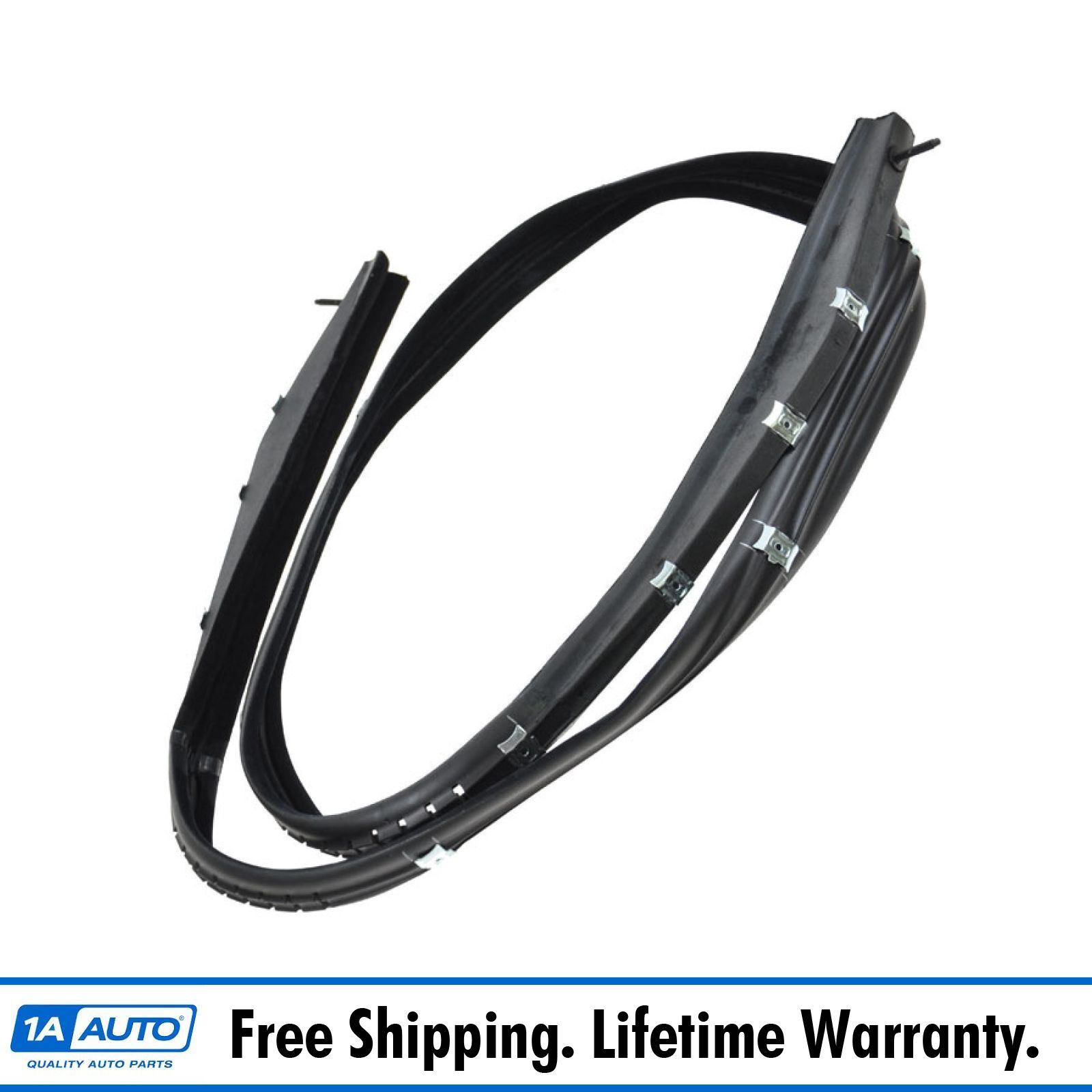 Rear Gate Glass Upper Run Channel Weatherstrip Seal for 76-91 Chevy Blazer Jimmy