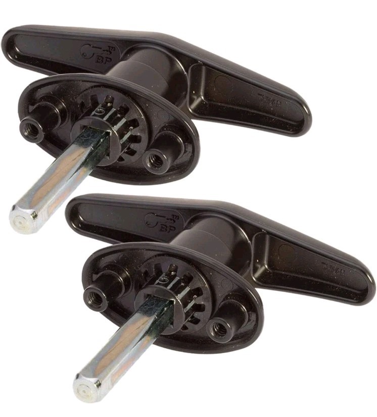 Bauer Matching Set T-Handles Lock Black With Keys T-311 NEW