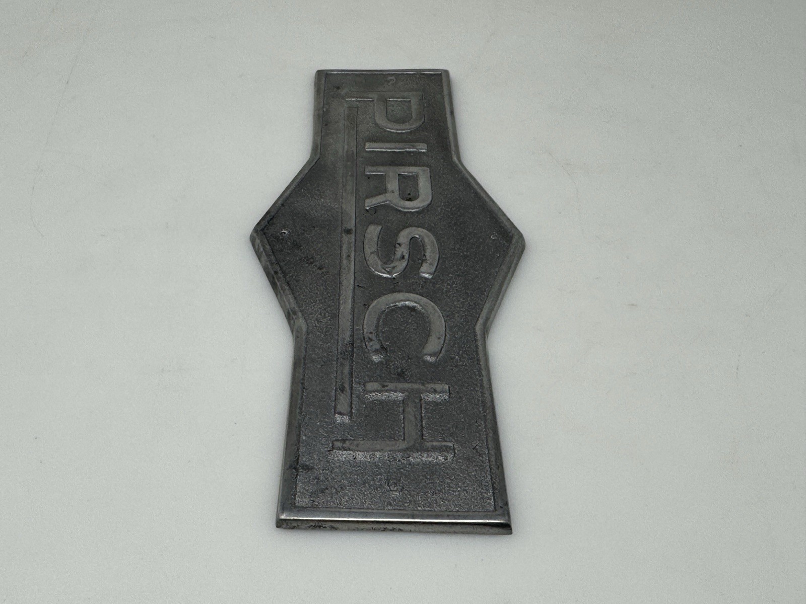 PIRSCH Fire Truck Emblem Nameplate Logo Badge Sign Firetruck Metal Cast Aluminum