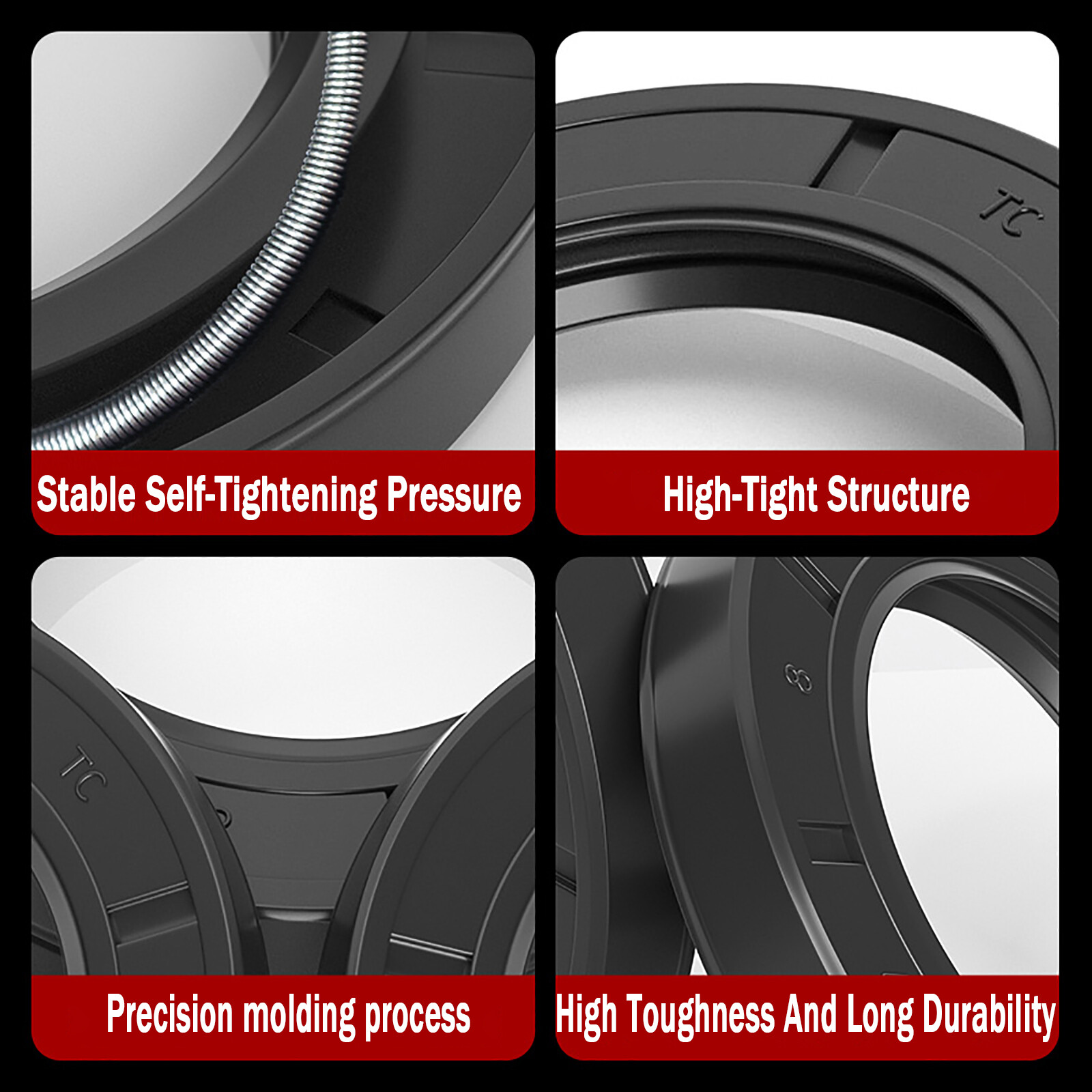 68/69/70/71/72/73/74mm ID Rubber Double Lip TC Oil Shaft Seal for Car Automotive