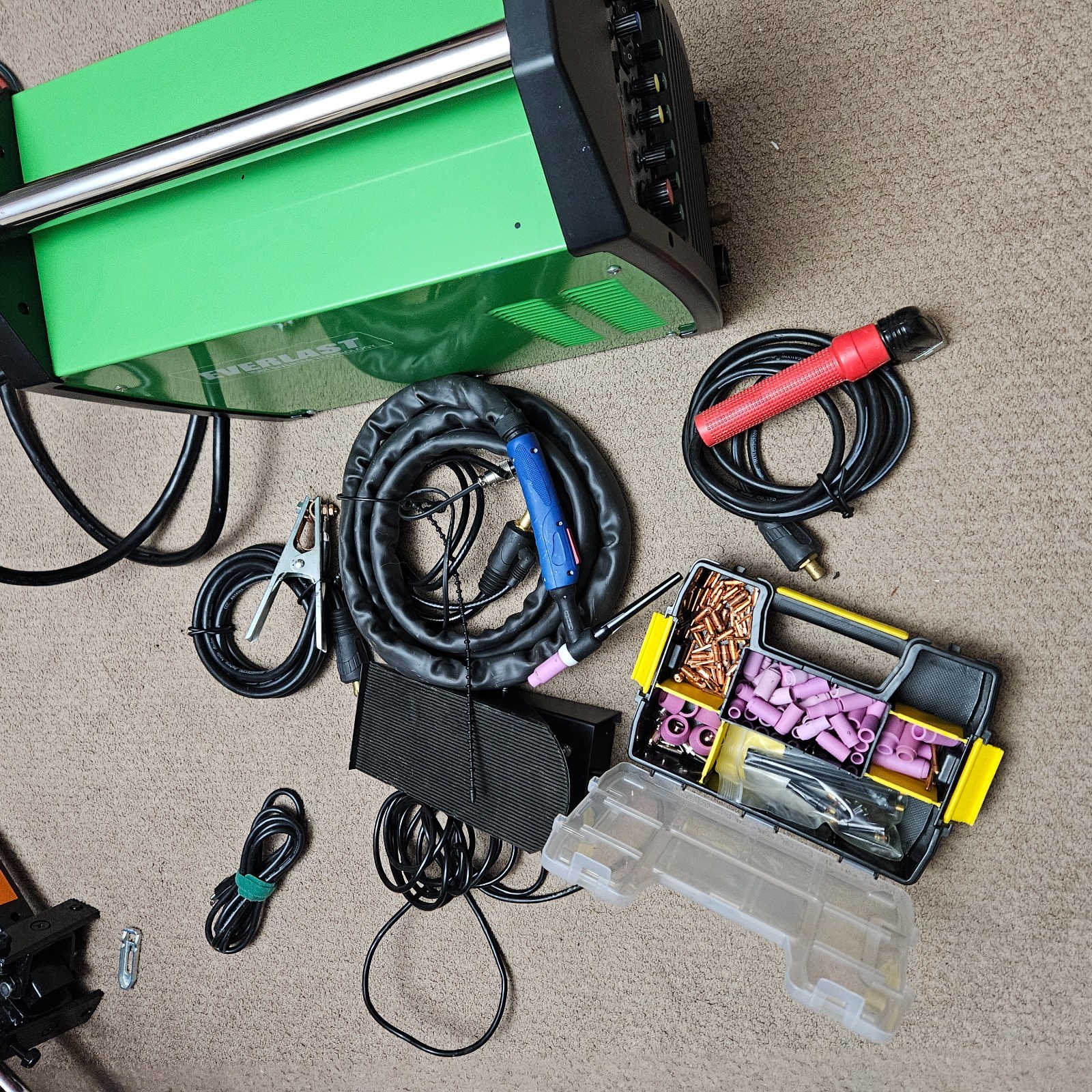 NEW/NEVER USED - Everlast PowerTIG 250EX 250AMP AC/DC TIG STICK PULSE WELDER alu