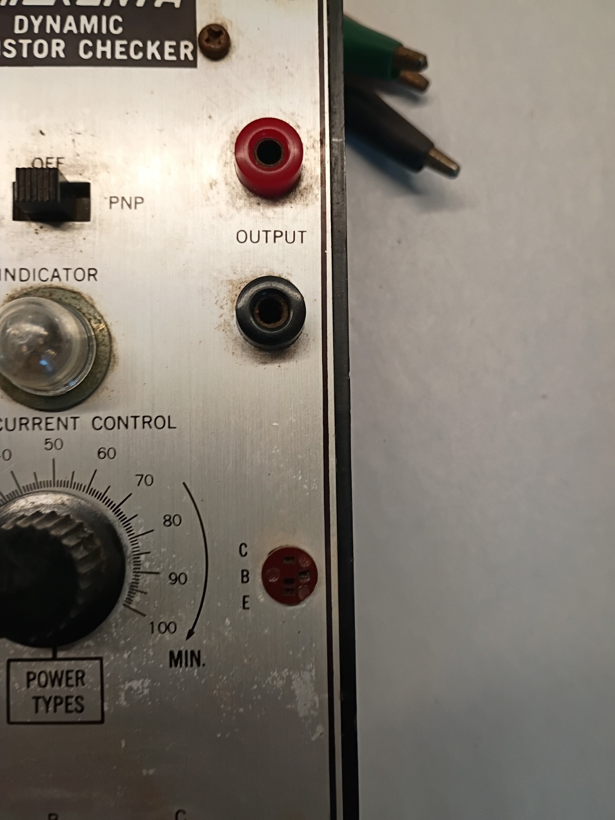 Vintage 1968 Micronta Dynamic Transistor Checker 22-024 - Untested