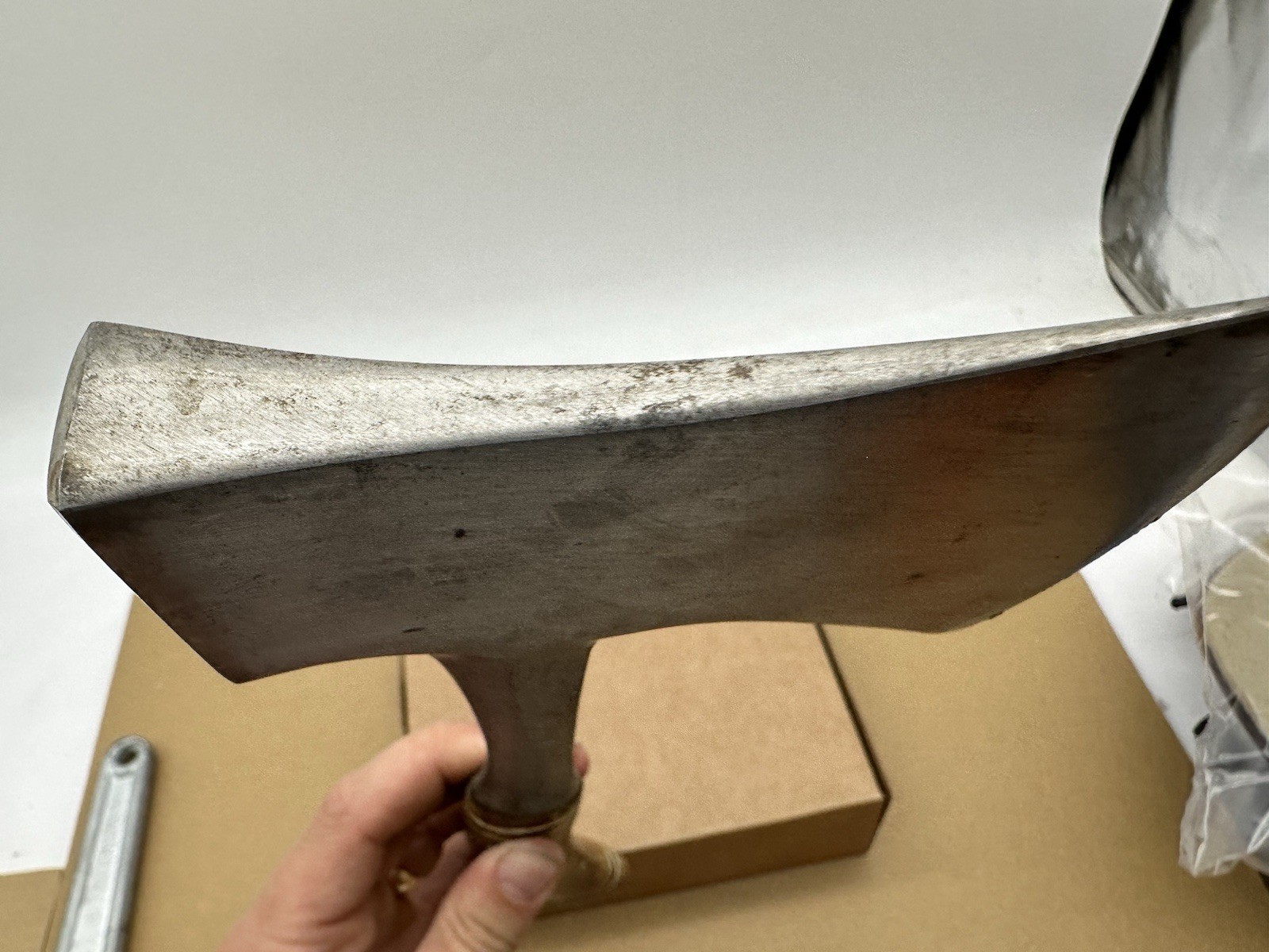 Vintage Estwing Sportsman'S Axe 13" Camping Hatchet USA Steel Leather Handle