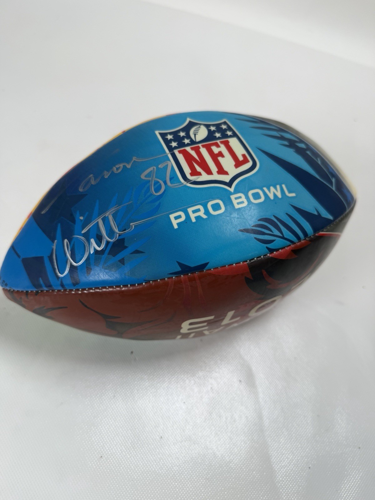 Wilson NFL Pro Bowl Football Signed Witten 82 Jason Witten Autograph