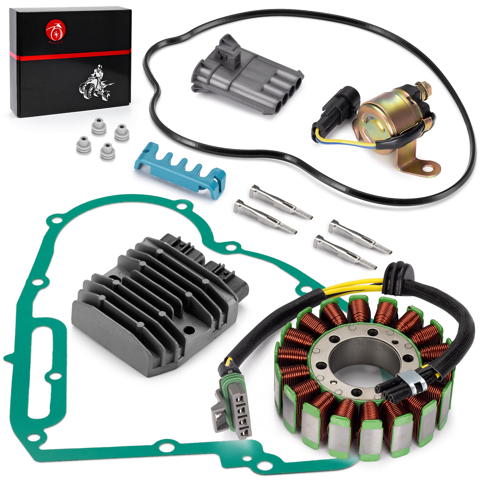 2011 2012-2017 for Polaris Ranger 800 Stator & Rectifier & Starter Relay Gasket