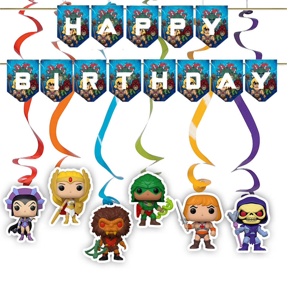 Heman she ra masters plate birthday party supplies favor centerpiece decoration