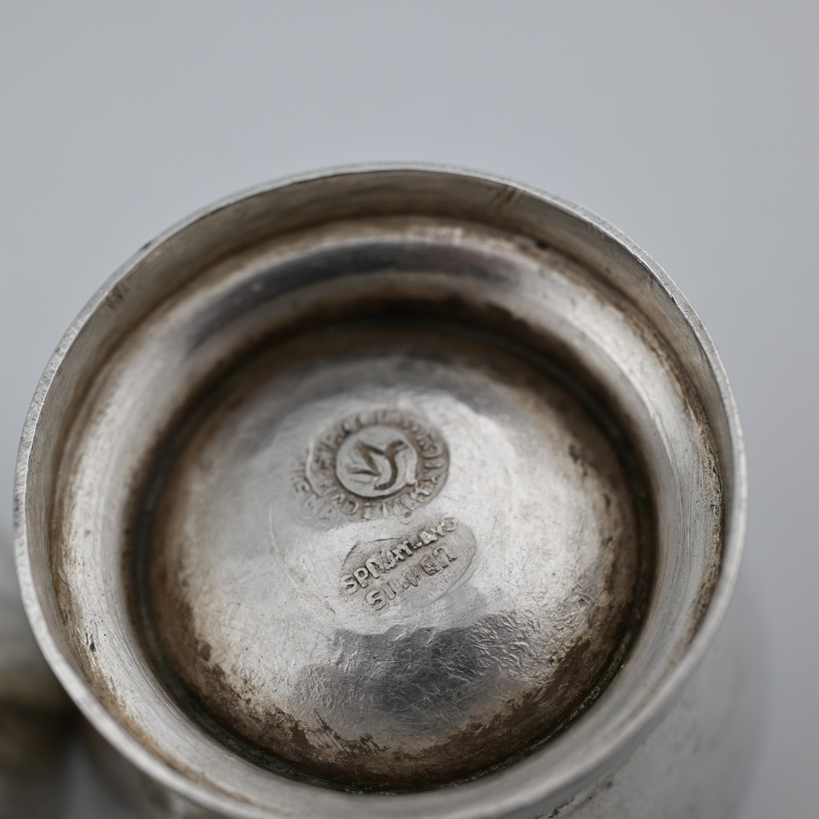 RARE 4 Mexican Sterling Silver William Spratling Salt Cellars / Dishes & Spoons