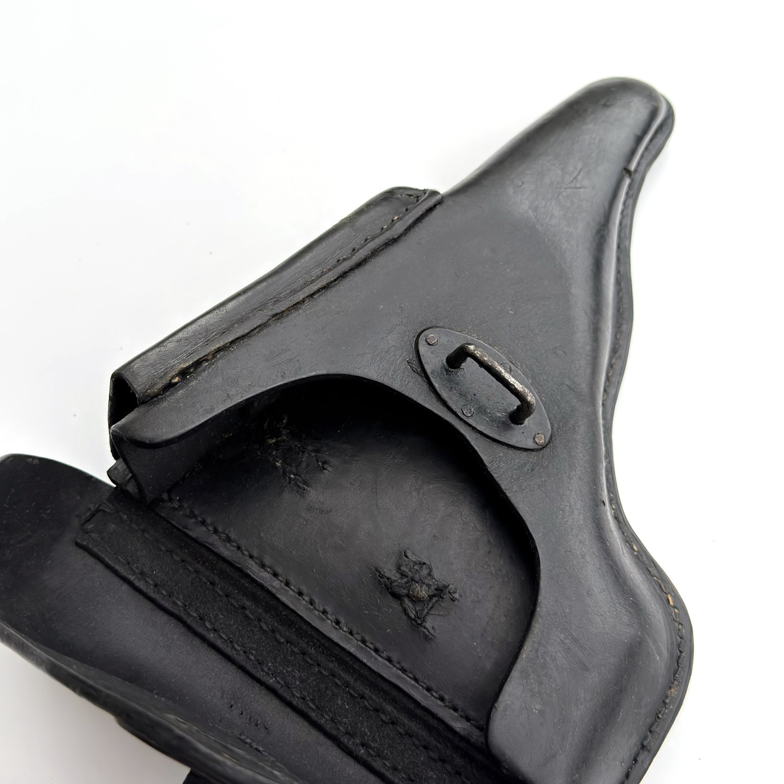 Walther P.38 Pistol HARDSHELL HOLSTER. Faint Oakleaf. Original Vintage.