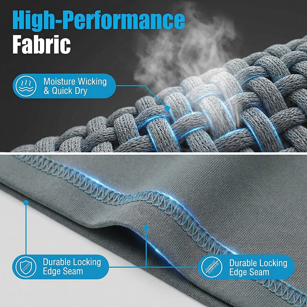 6 PCS UV Protection Cooling Neck Gaiter Face Mask Cover Scarf Breathable Bandana