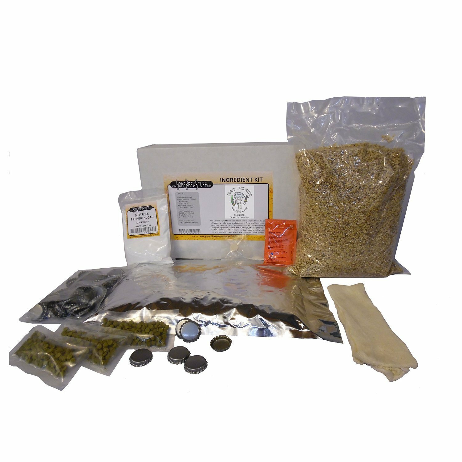IRISH STOUT ALE Extract Beer Brewing recipe Homebrew kit Malt hops & grains