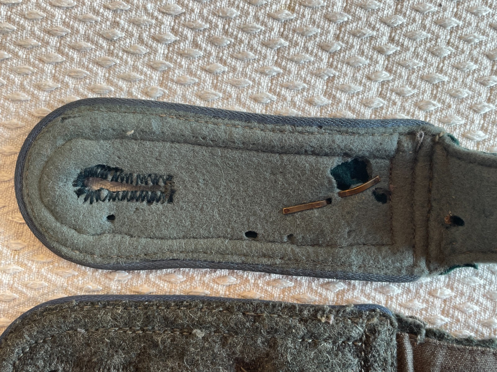 PAIR OF ORIGINAL GERMAN WW2 WWII MOTOR TRANSPORT NCO SHOULDER BOARDS EPAULETTES