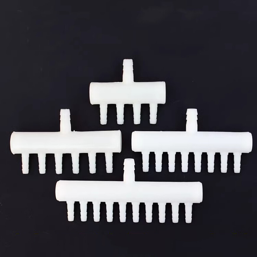 Air Line Splitter Manifold / Plastic Valve 2-8 Way for Aquarium Pond Air Pump