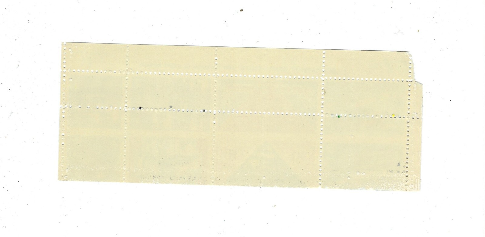 Interplanetary postage stamps sheet of 8 for 8 planets Miss perfed