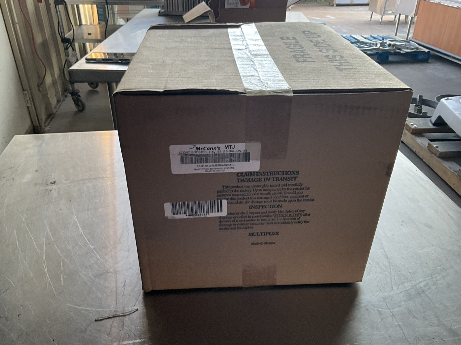 2023 McCann's 2.0 Econo Booster MTJ 2 Gallon Water Boost System Fountain Drink B