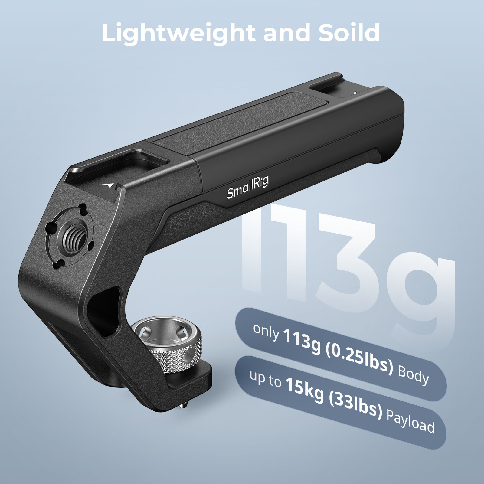 SmallRig Lightweight Top Handle with 3/8"-16 Locating Pins for ARRI 4757