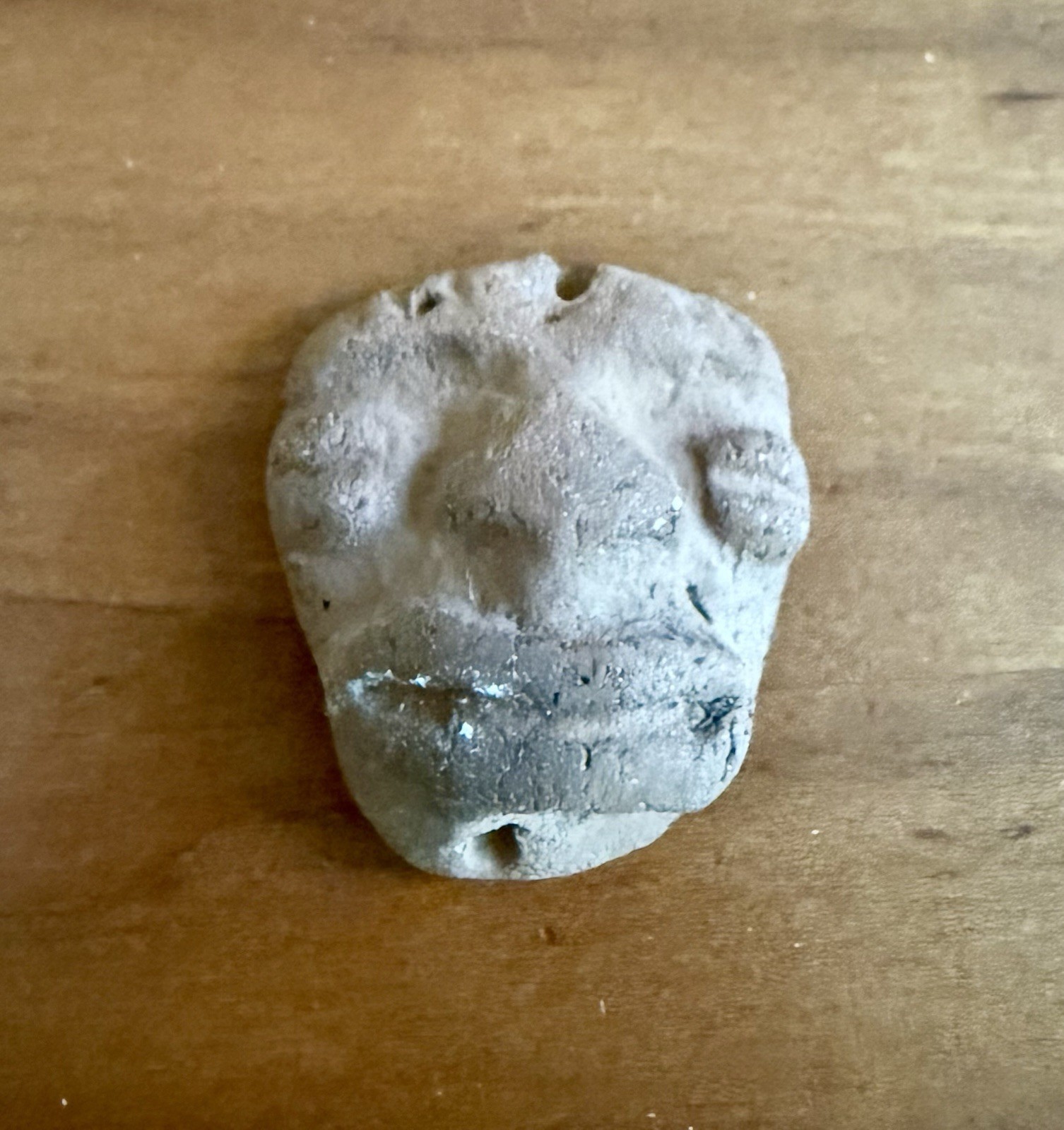 Ancient Pre Columbian Trophy Heads Effigy Polychrome Costa Rica Nicoya Honduras