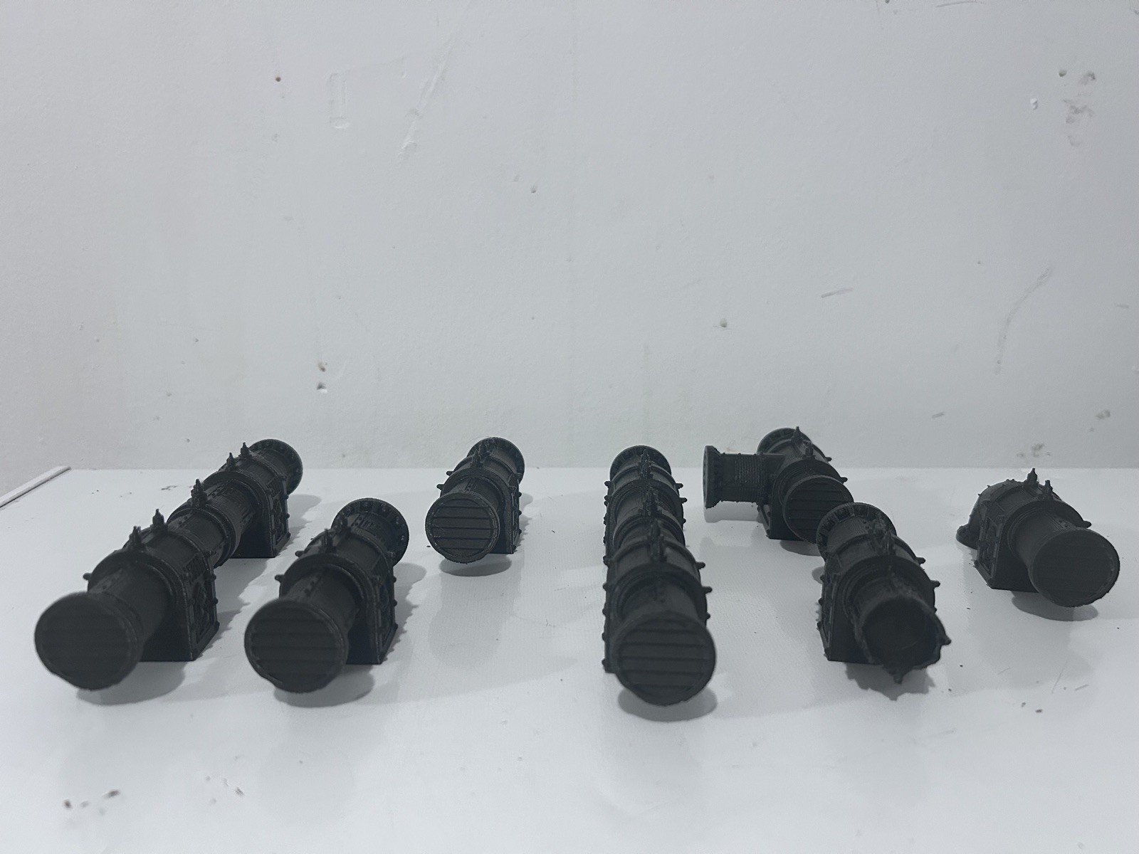 WARHAMMER 40K, NECROMUNDA, SCENERY TERRAIN FACTORY PIPE SYSTEM