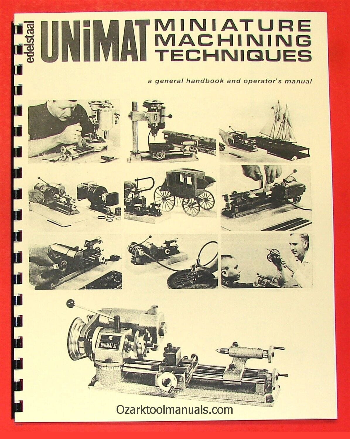 UNIMAT-SL Miniature Machine Lathe Handbook & Techniques Operator's Manual 0729