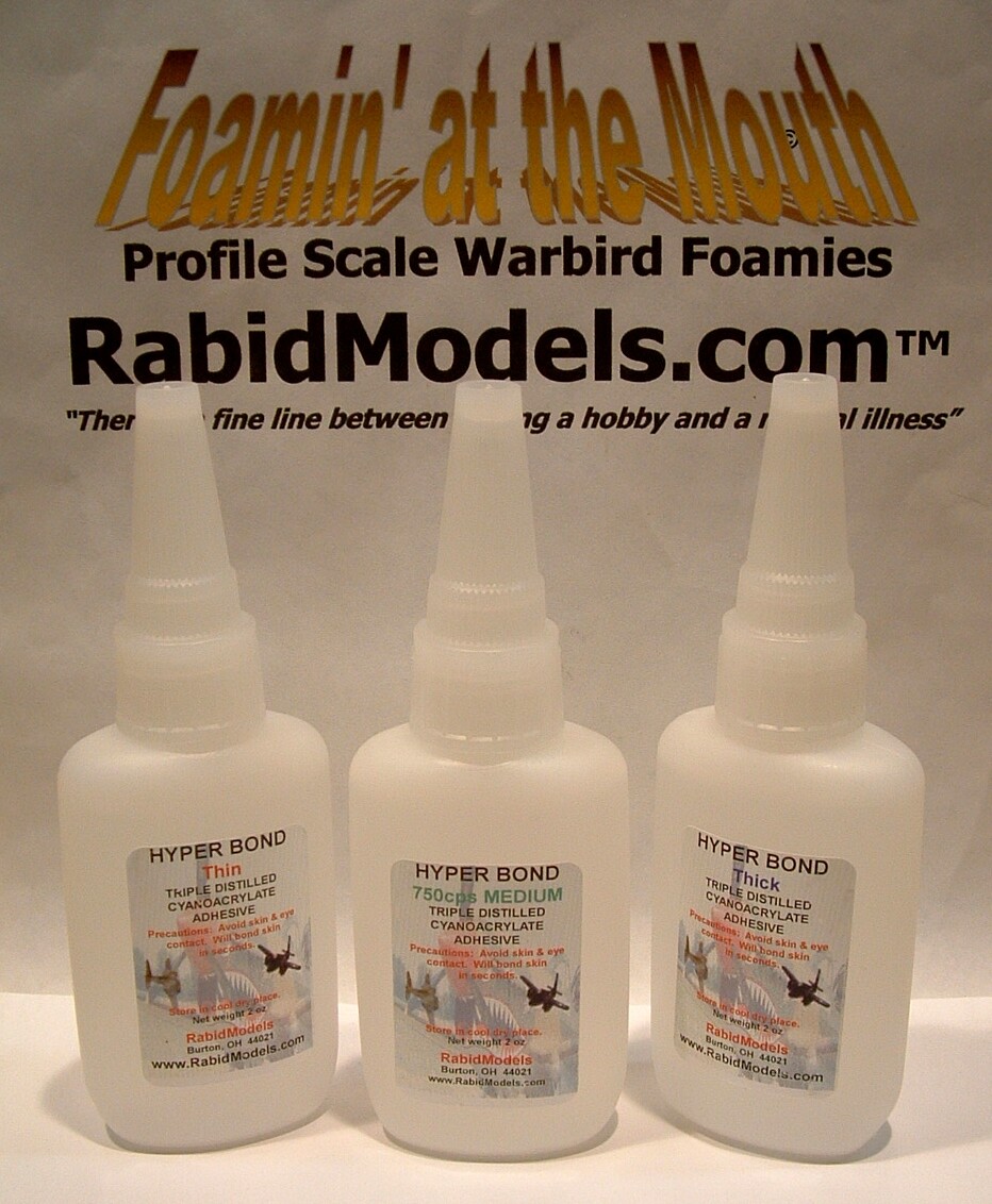 HYPERBOND CA Super Glue  Pick: Thin/Med/Thick/X-thick/Gel Cyanoacrylate adhesive