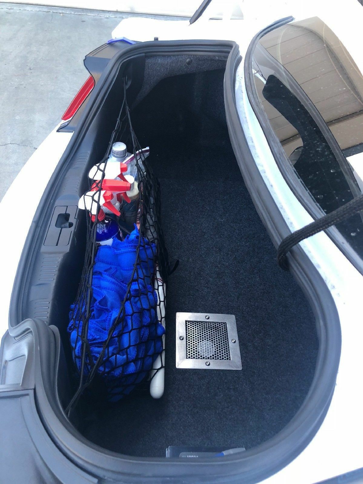 Rear Trunk Envelope Style Cargo Net for FORD MUSTANG 2015-2023 Brand New